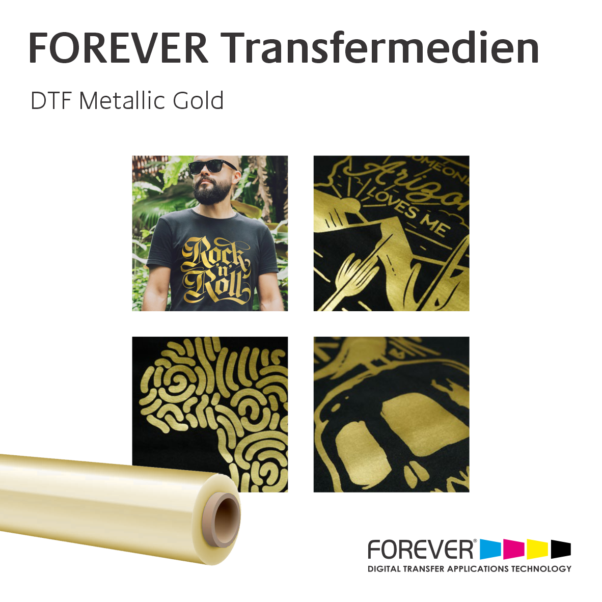 FOREVER DTF Metallic Gold
