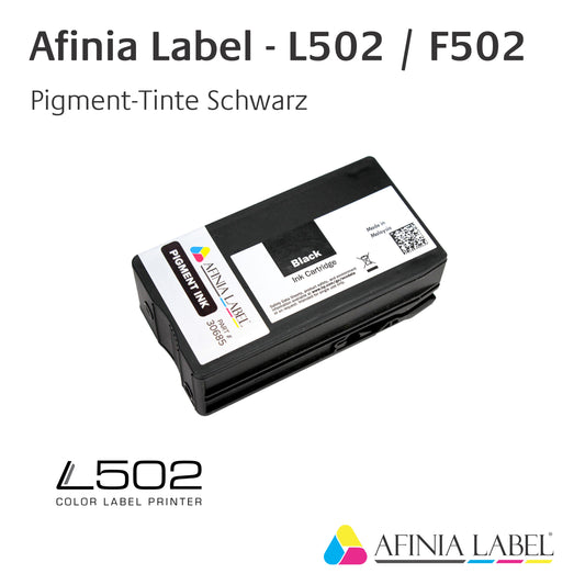 Afinia Label - Pigment-Tintenkartuschen für L502 / F502 - Schwarz