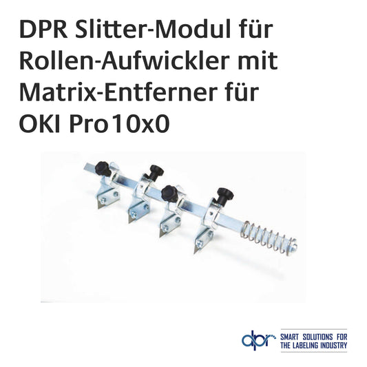 DPR Slitter-Modul für Rollen-Aufwickler mit Matrix-Entferner für OKI Pro10x0 und Afinia LT5C