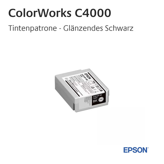 ColorWorks C4000 - Tinte Glanz-Schwarz