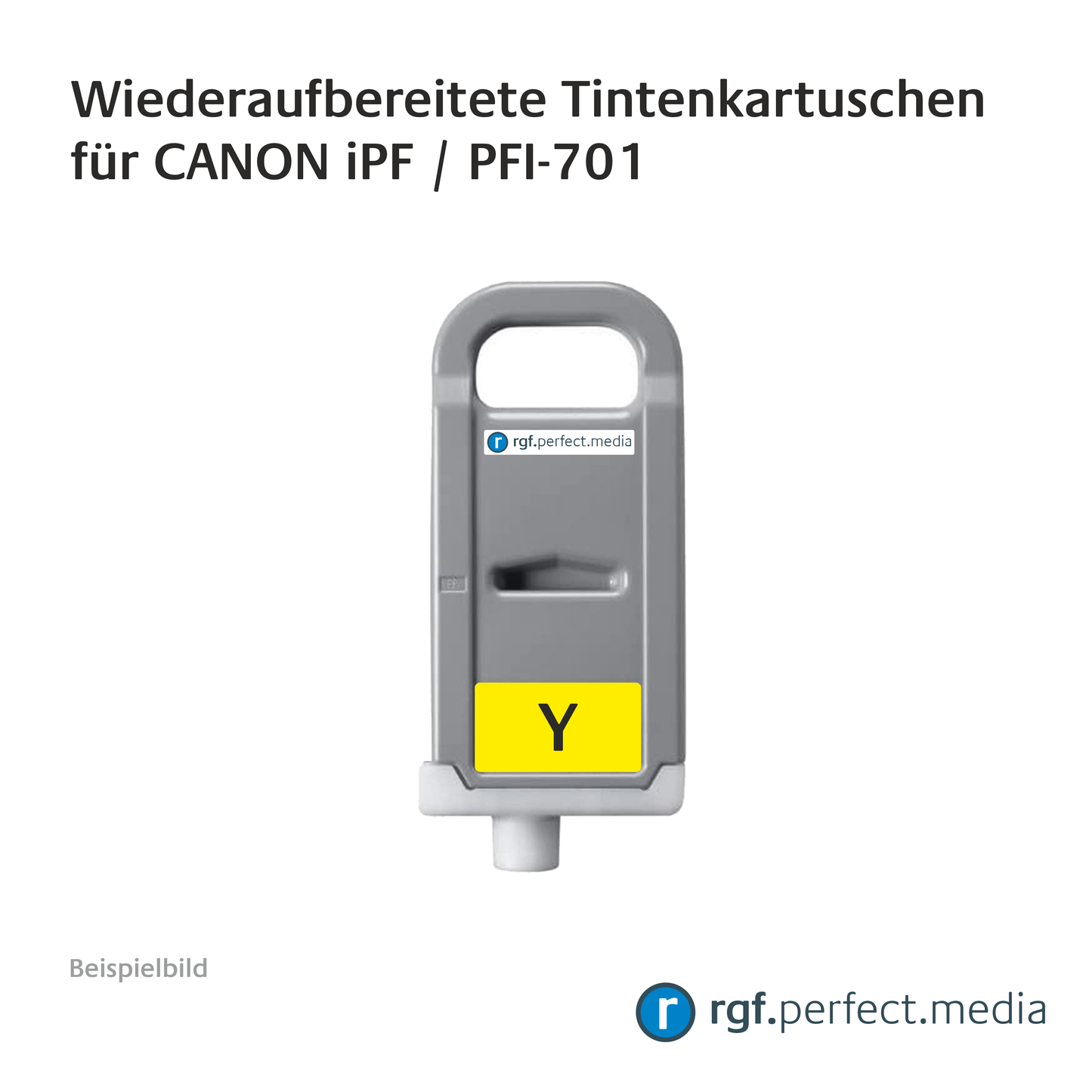 Wiederaufbereitete Tintenkartuschen No.701 Serie kompatibel für Canon iPF - Serie