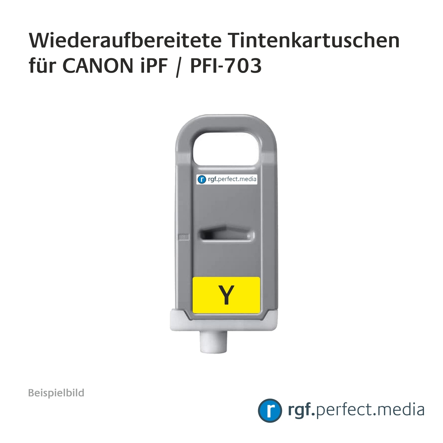 Wiederaufbereitete Tintenkartuschen No.703 Serie kompatibel für Canon iPF - Serie