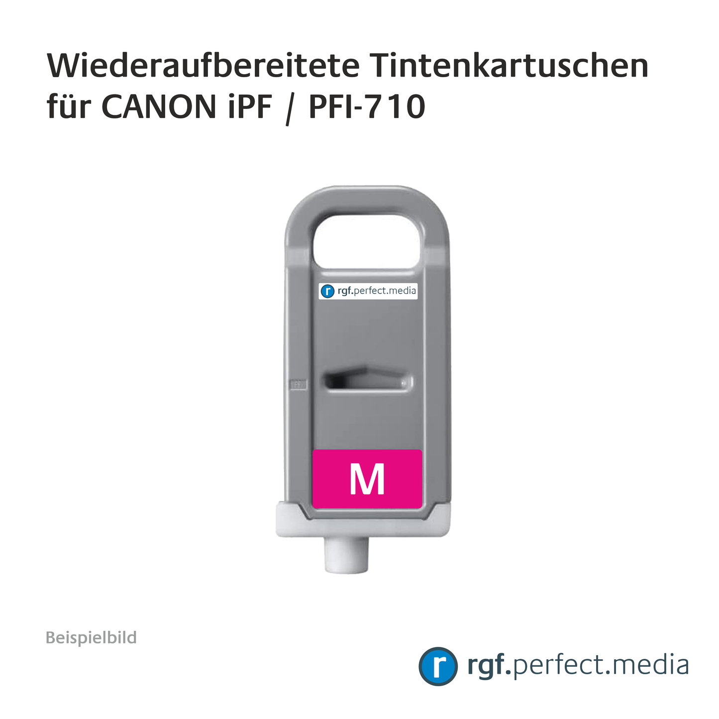 Wiederaufbereitete Tintenkartuschen No.710 Serie kompatibel für Canon iPF - Serie