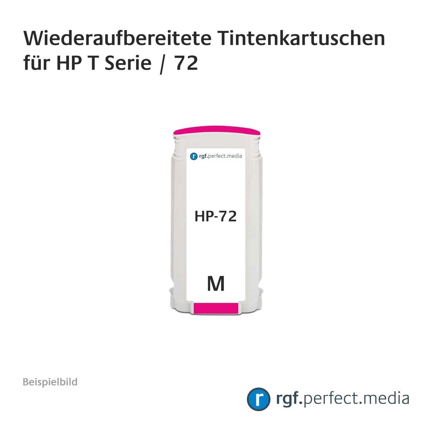 Wiederaufbereitete Tintenkartuschen No.72 Serie kompatibel für Hewlett Packard T-Serie