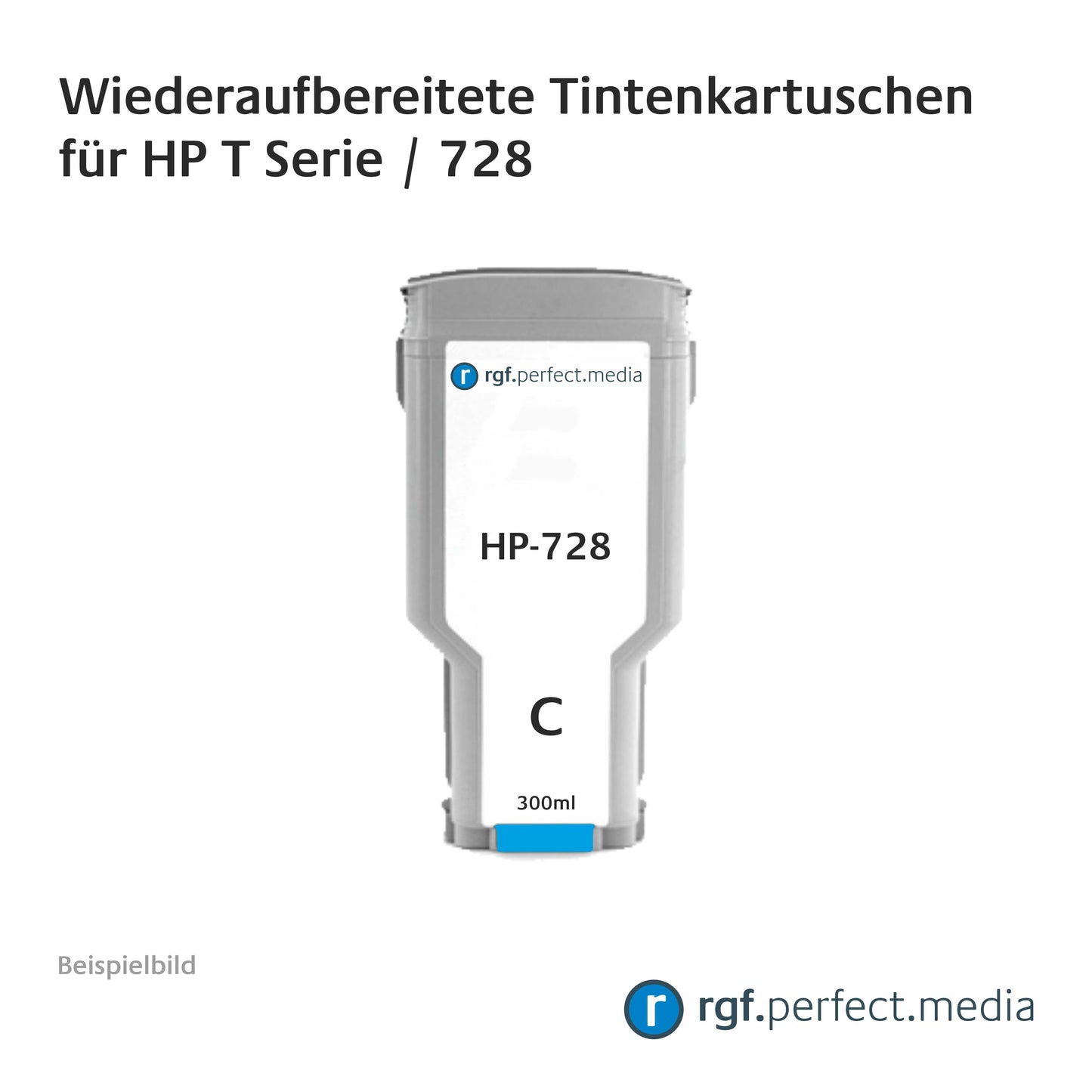Wiederaufbereitete Tintenkartuschen No.728 Serie kompatibel für Hewlett Packard T730 Serie