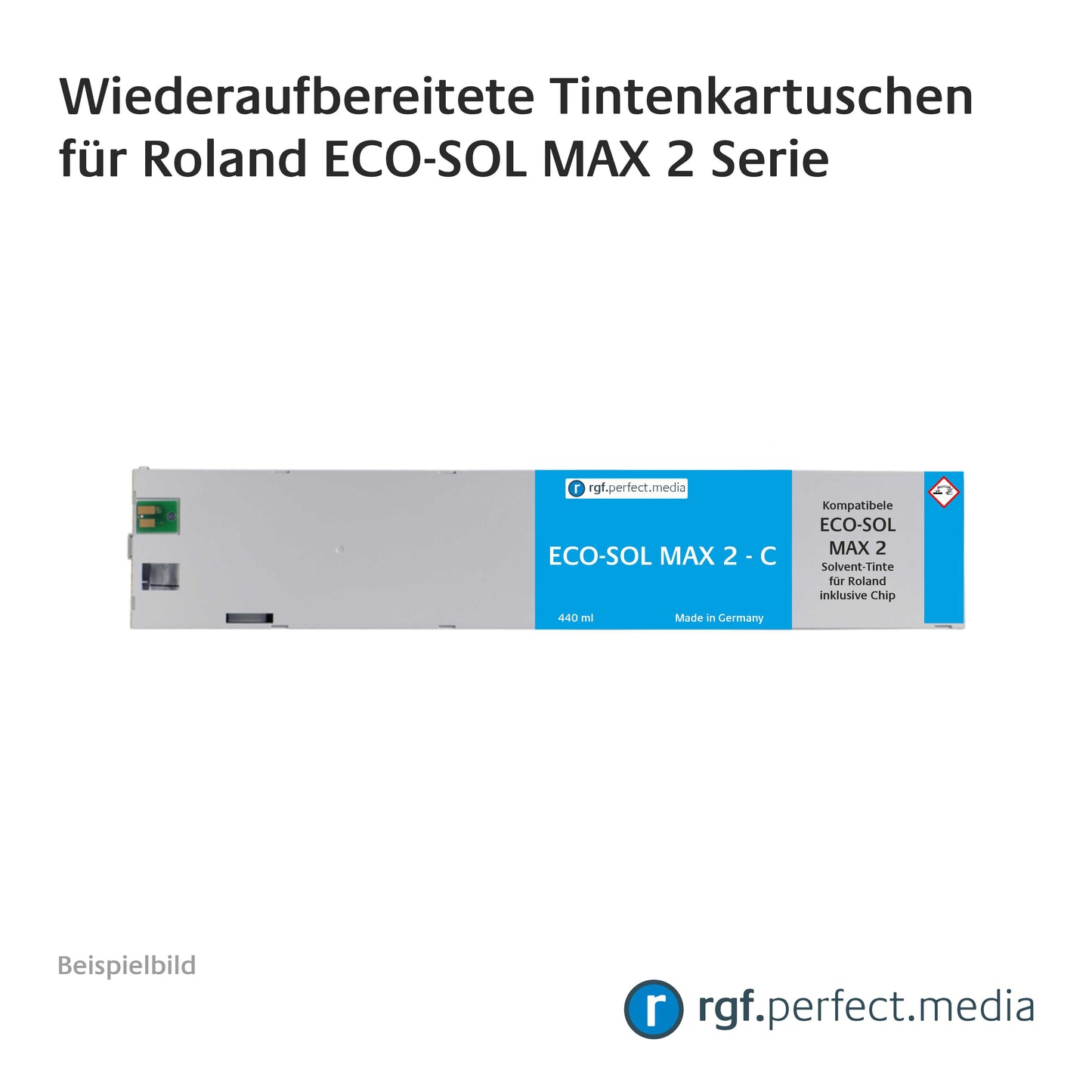 Wiederaufbereitete Tintenkartuschen kompatibel für Roland ECO-SOL MAX 2 Serie