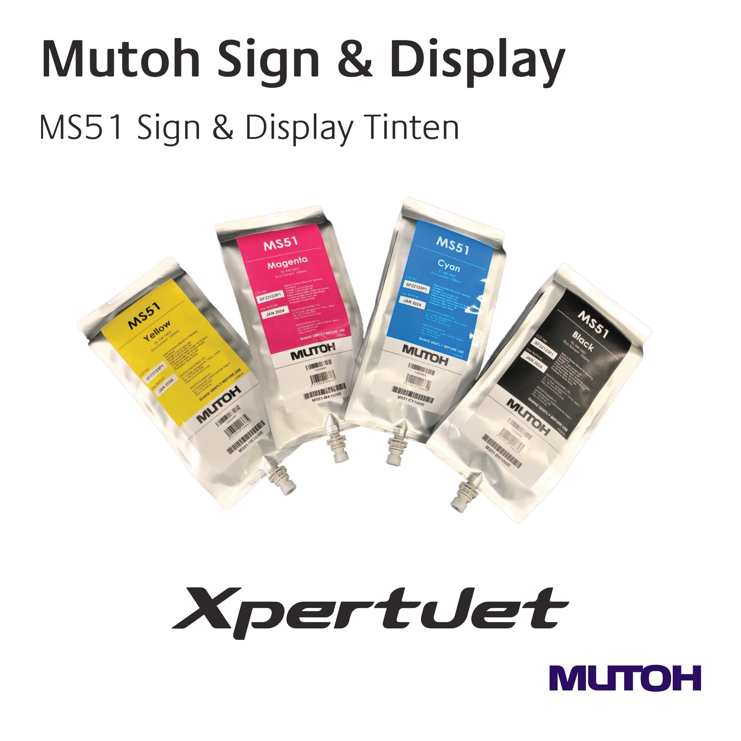 Mutoh - MS51 Sign & Display Tinten