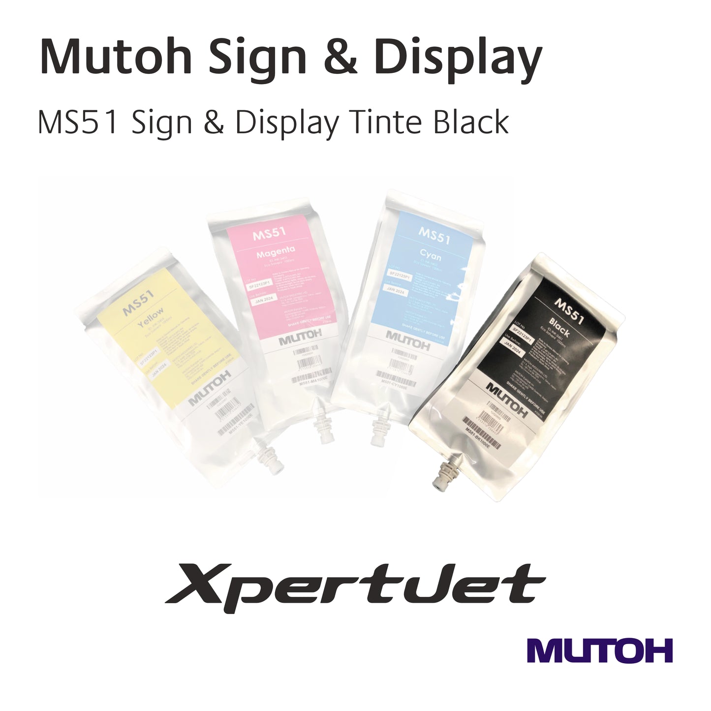 Mutoh - MS51 Sign & Display Tinten