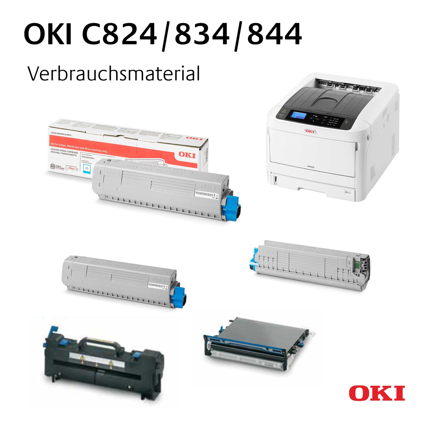OKI C824/C834/C844 - Verbrauchsmaterial