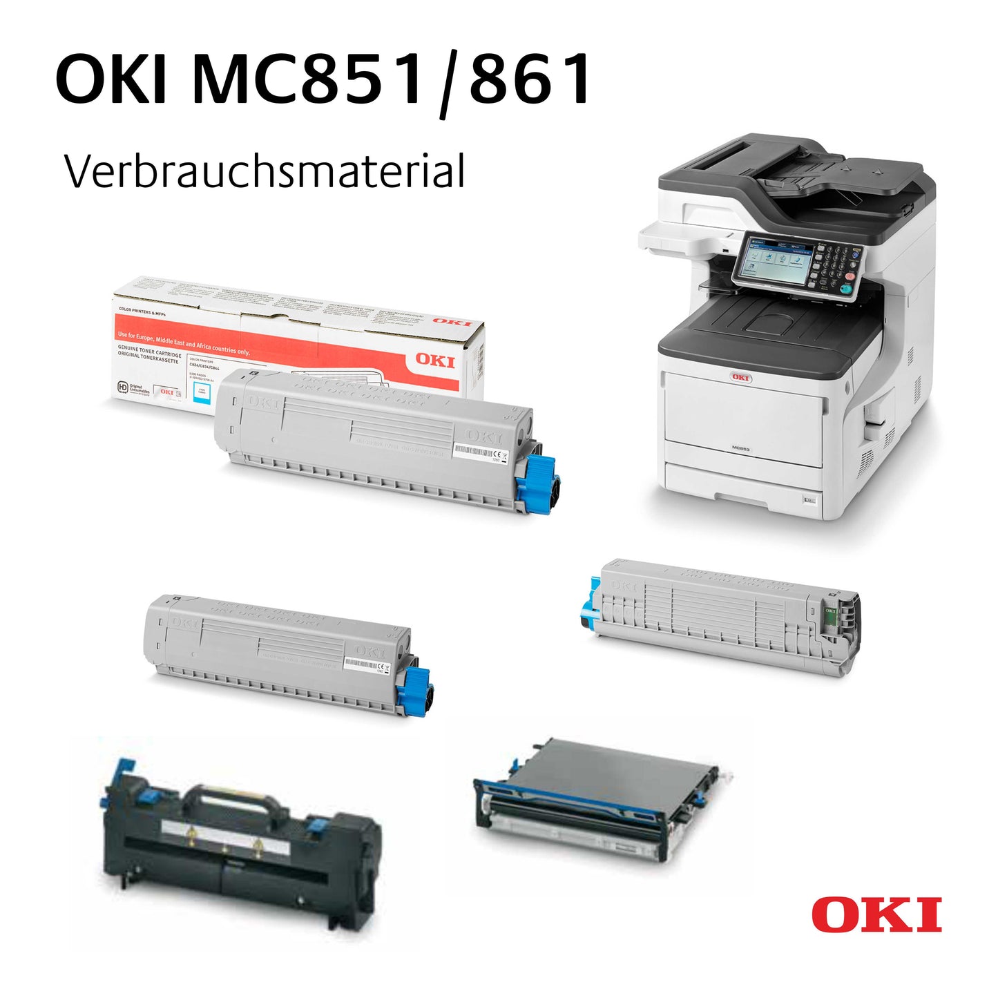OKI MC851/MC861 - Verbrauchsmaterial