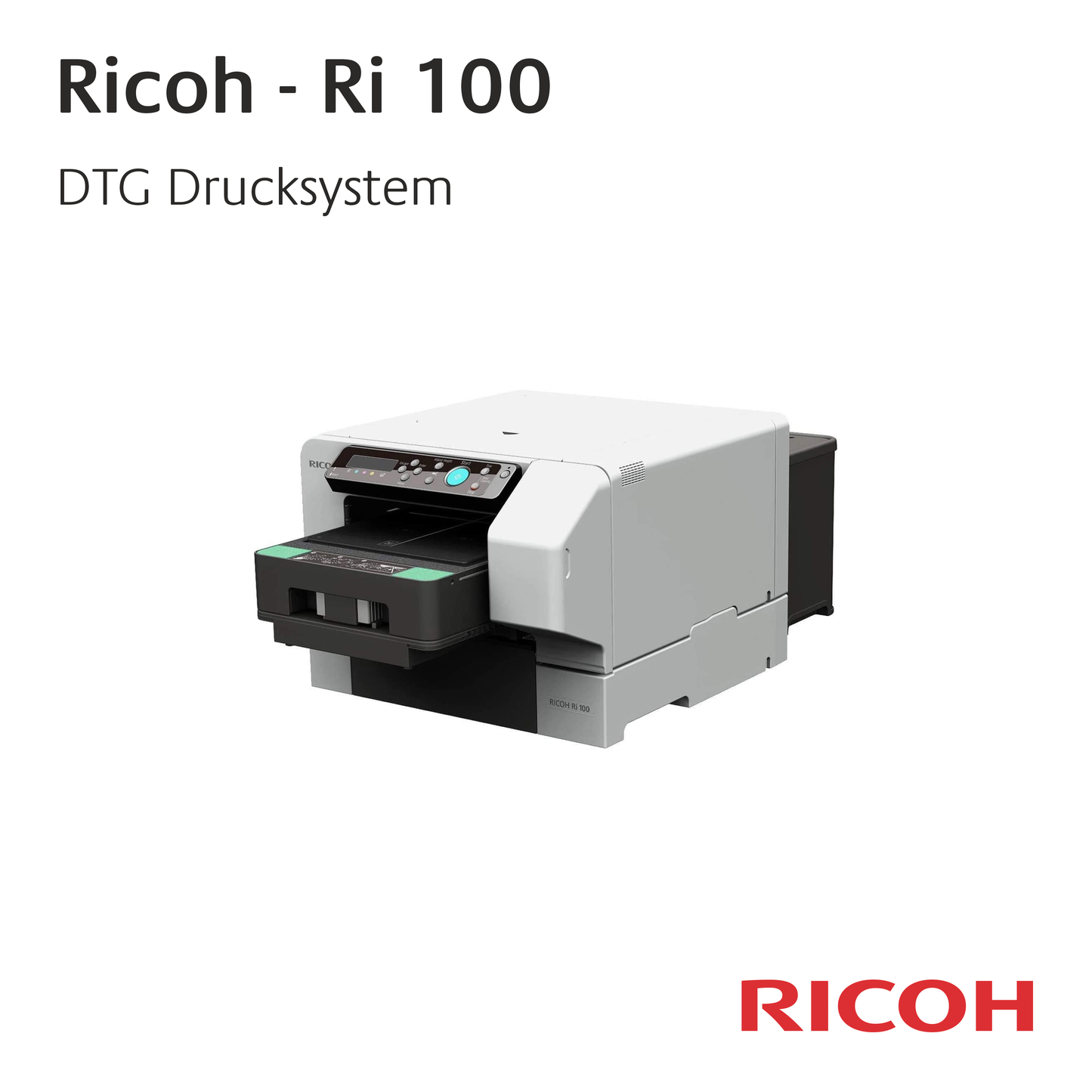 Ricoh Ri 100 - Vierfarb-DTG-Einstieg für weiße Textilien