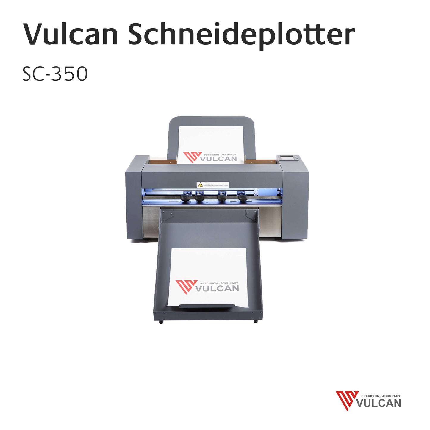 Vulcan SC-350 Einzug-Bogen-Schneideplotter Bundle