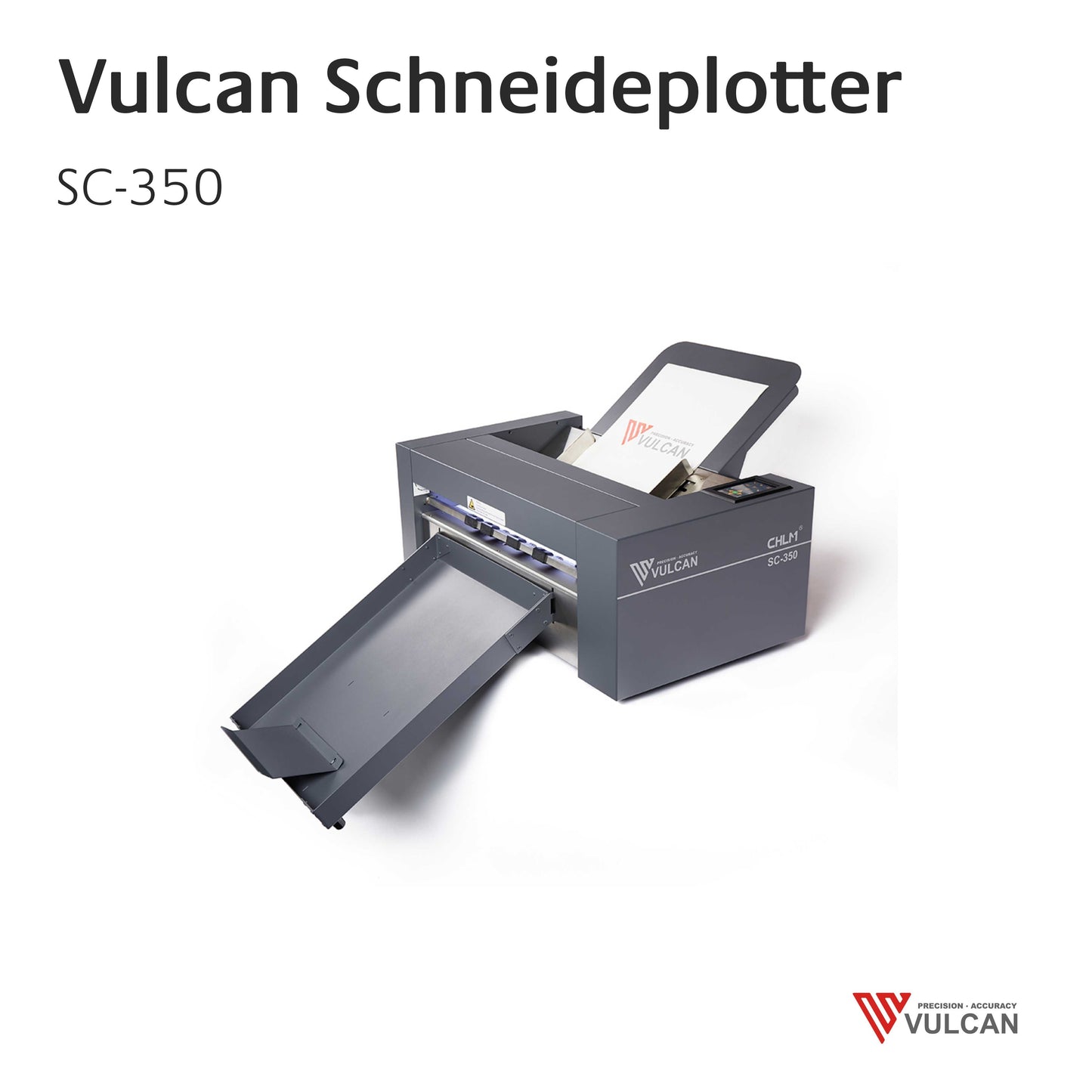 Vulcan SC-350 Einzug-Bogen-Schneideplotter Bundle