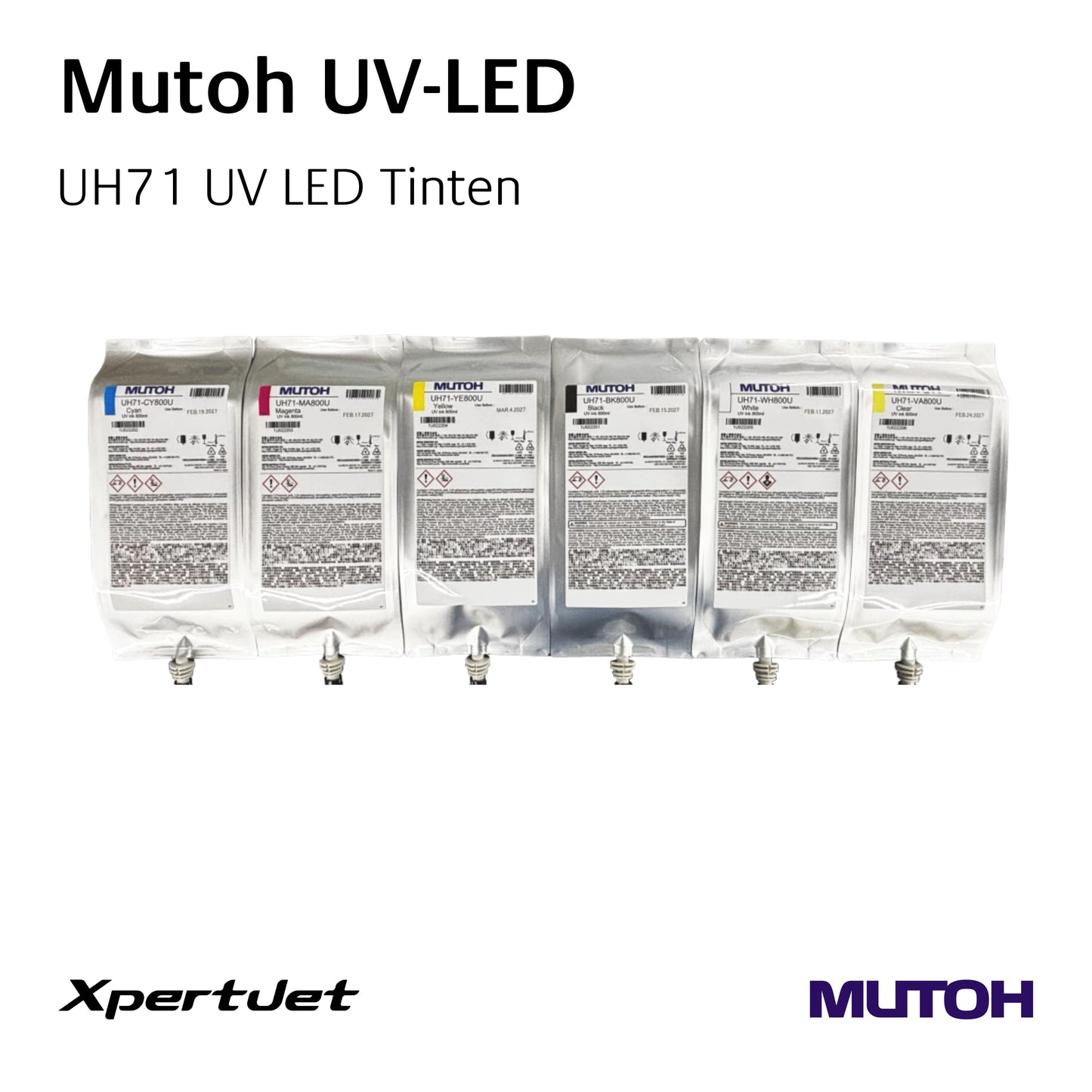 Mutoh - UH71 LED-UV - Tinten