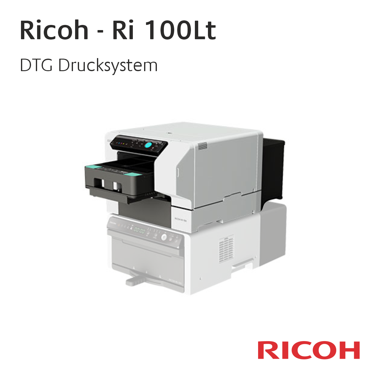 Ricoh Ri 100Lt - Vierfarb-DTG-Einstieg für weiße Textilien