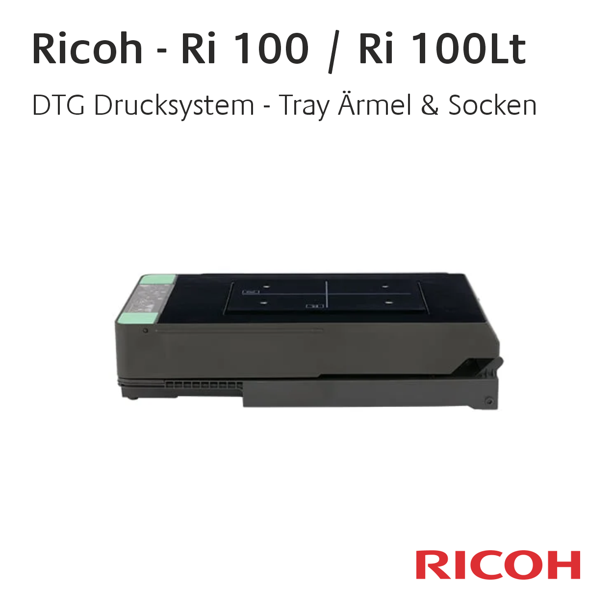Ricoh Ri 100 / Ri 100Lt - Zubehör Tray für Ärmel & Socken Typ 1 Ri 100