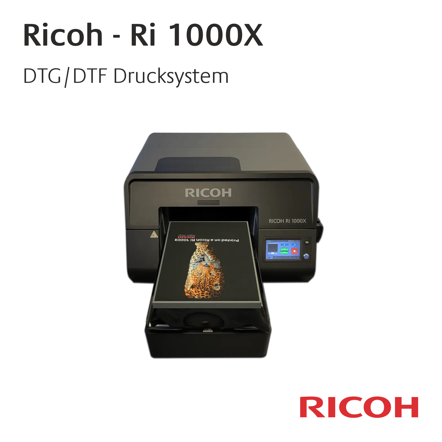 Ricoh Ri 1000X - Einpaletten-Drucksystem für DTG und DTF