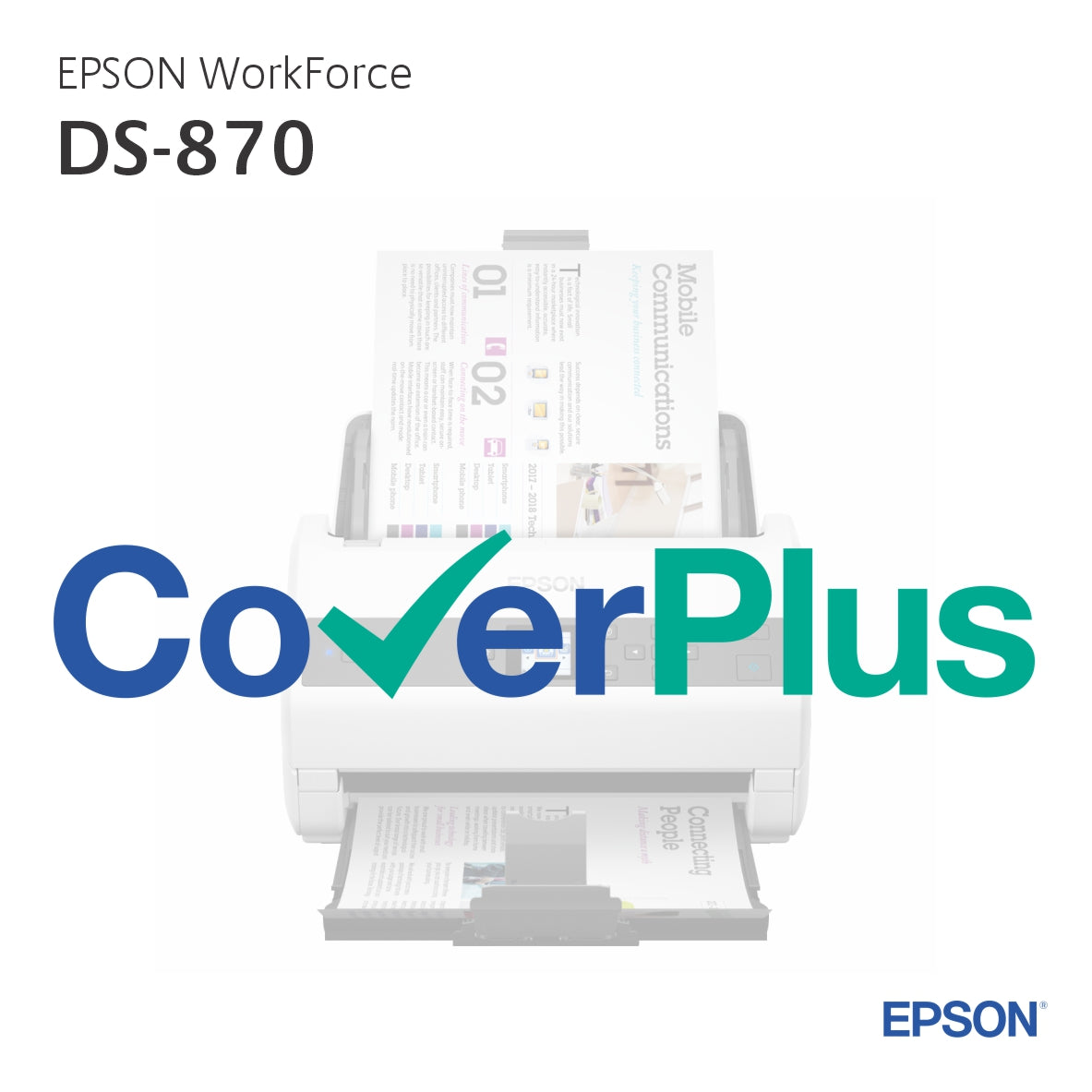 EPSON WorkForce DS-870 - CoverPlus