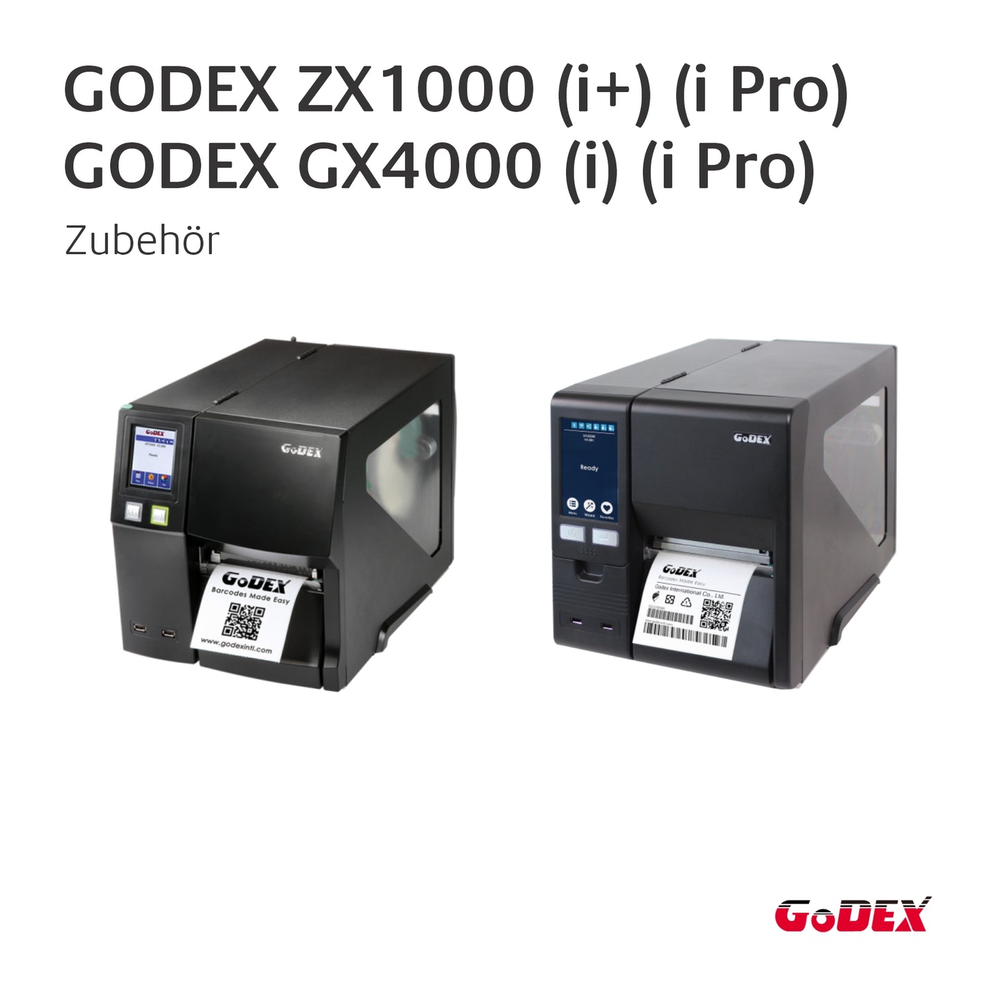 GoDEX - ZX1000 Serie GX4000 Serie - Zubehör