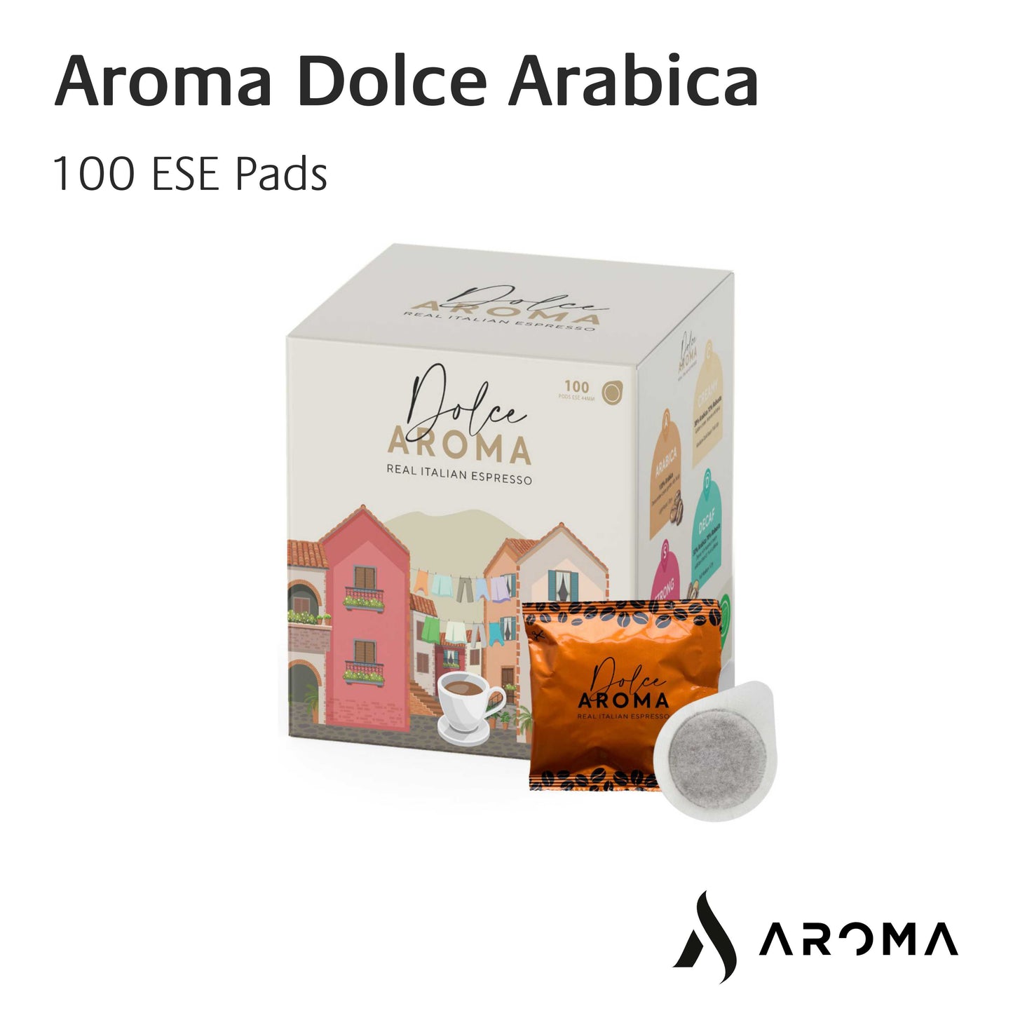 Aroma Dolce Arabica Kaffee (100 Pad´s)