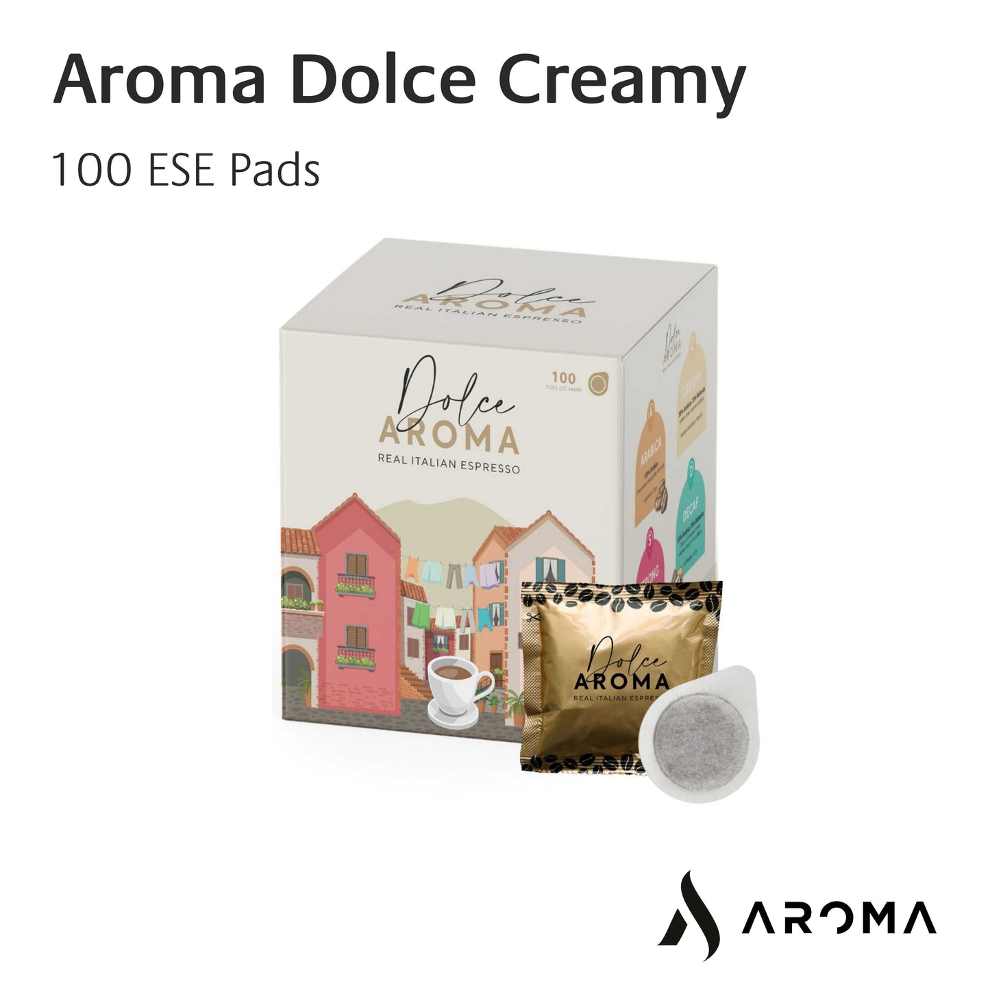 Aroma Dolce Creamy Kaffee (100 Pad´s)