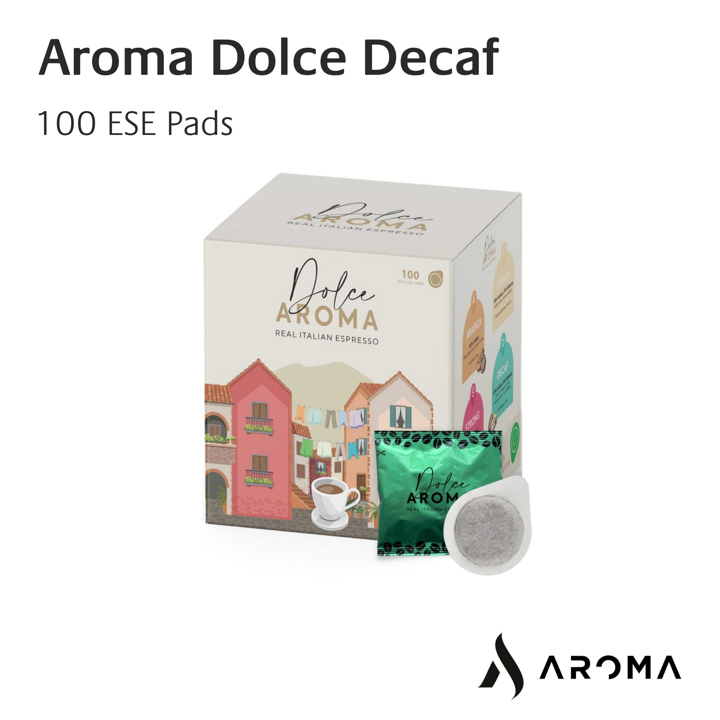 Aroma Dolce Decaf Kaffee (100 Pad´s)