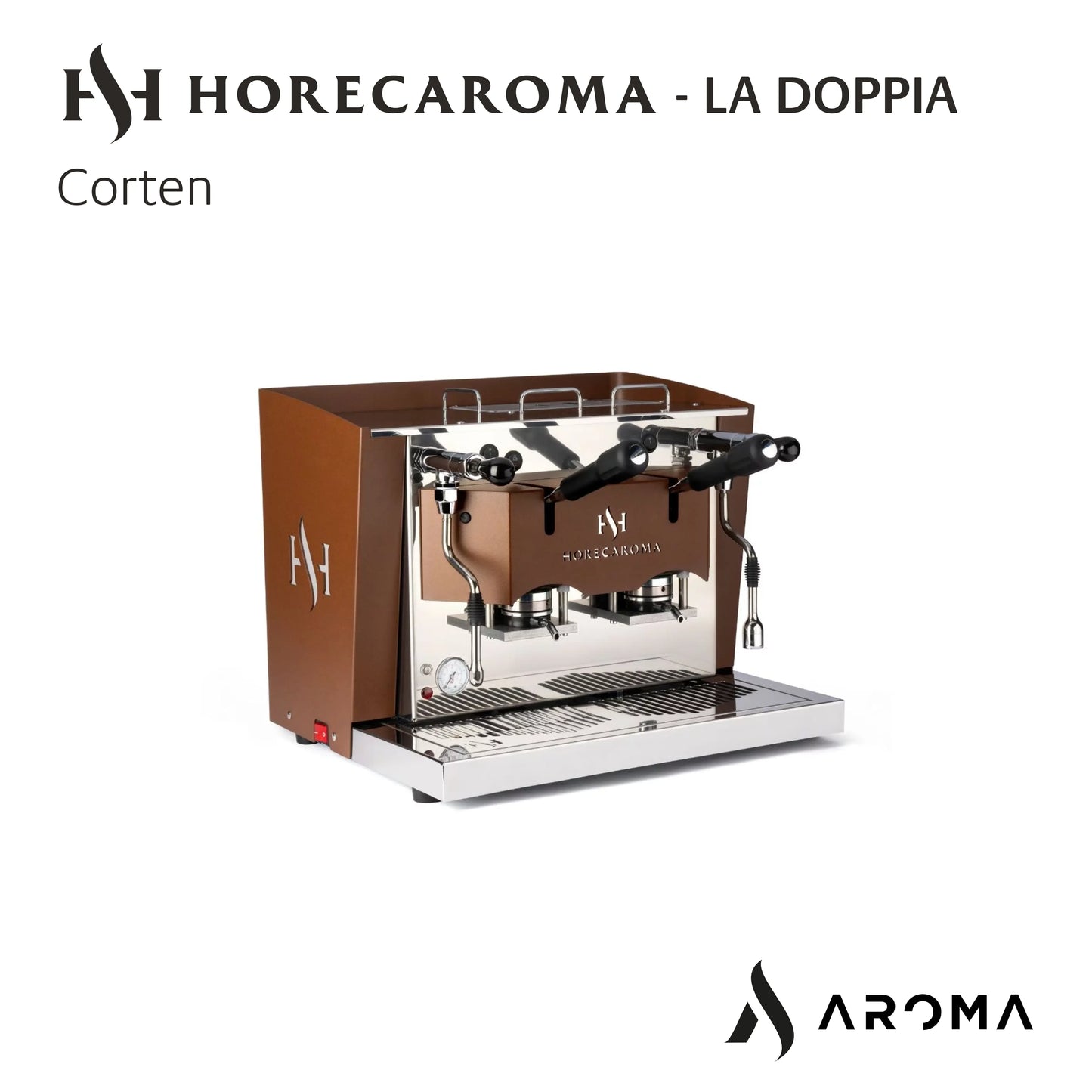 macchina per caffè espresso gennAROMArfucci HO.RE.CA - La Doppia Corten