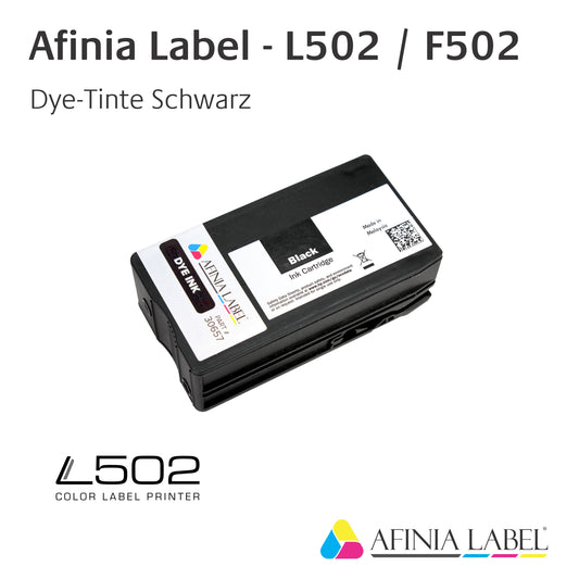 Afinia Label - Dye-Tintenkartuschen für L502 / F502 - Schwarz
