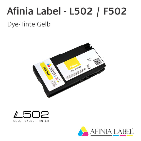 Afinia Label - Dye-Tintenkartuschen für L502 / F502 - Gelb