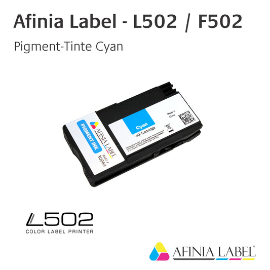 Afinia Label - Pigment-Tintenkartuschen für L502 / F502 - Cyan