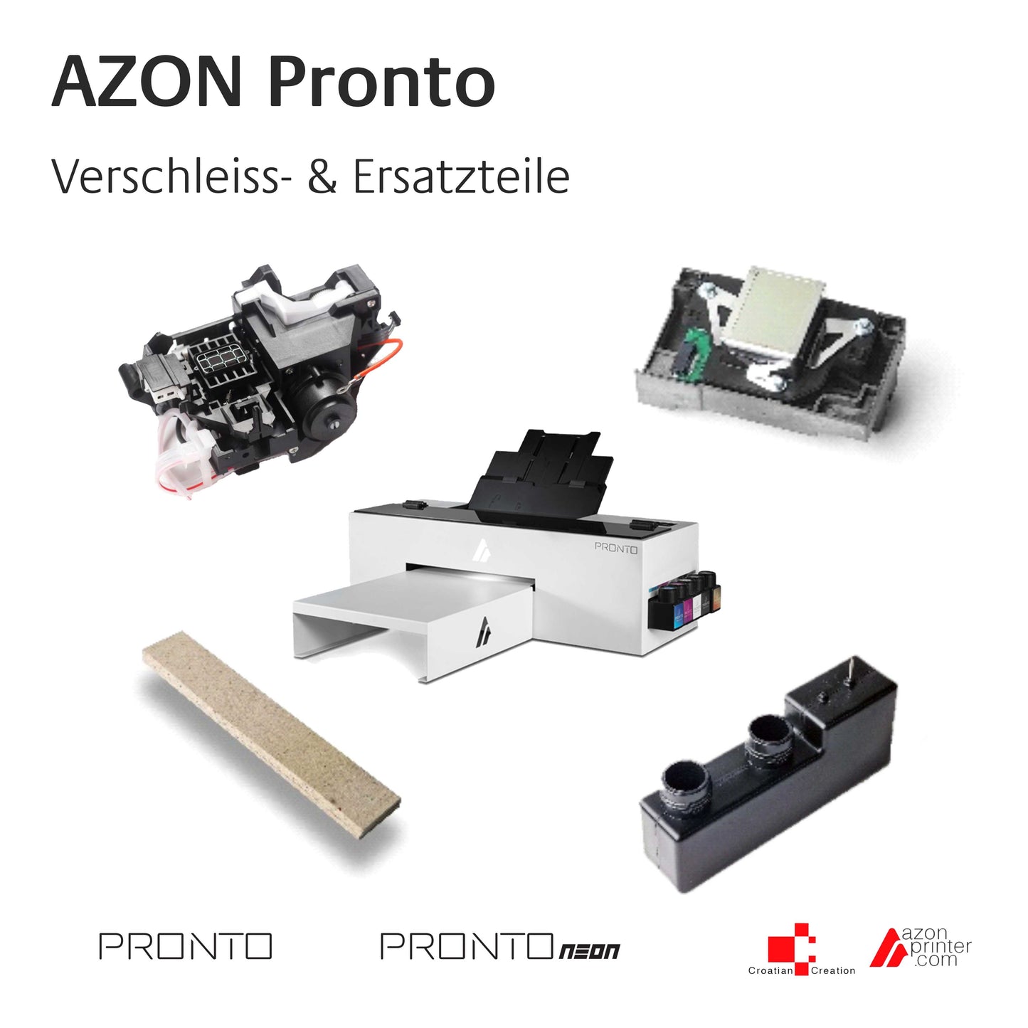 Azon Pronto - DTF Verschleiss- & Ersatzteile