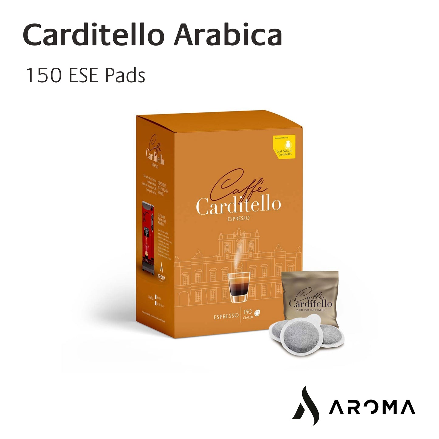 Aroma Carditello Arabica Kaffee (150 Pad´s)