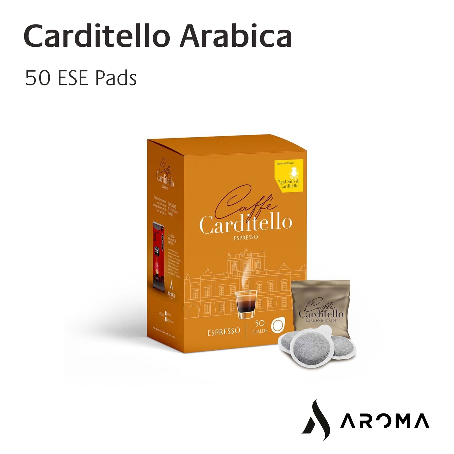 Aroma Carditello Arabica Kaffee (50 Pad´s)