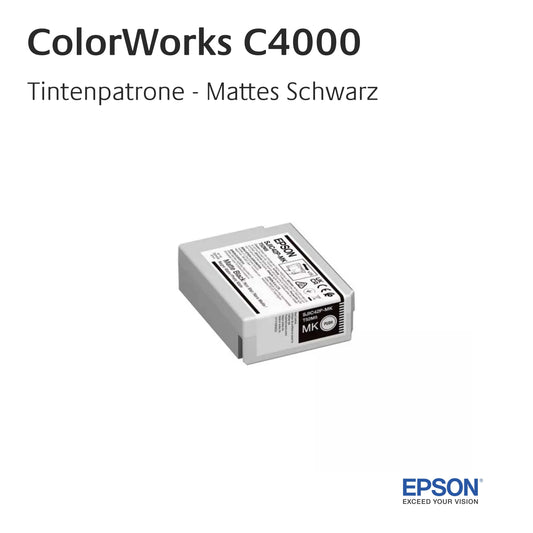 ColorWorks C4000 - Tinte Matt-Schwarz