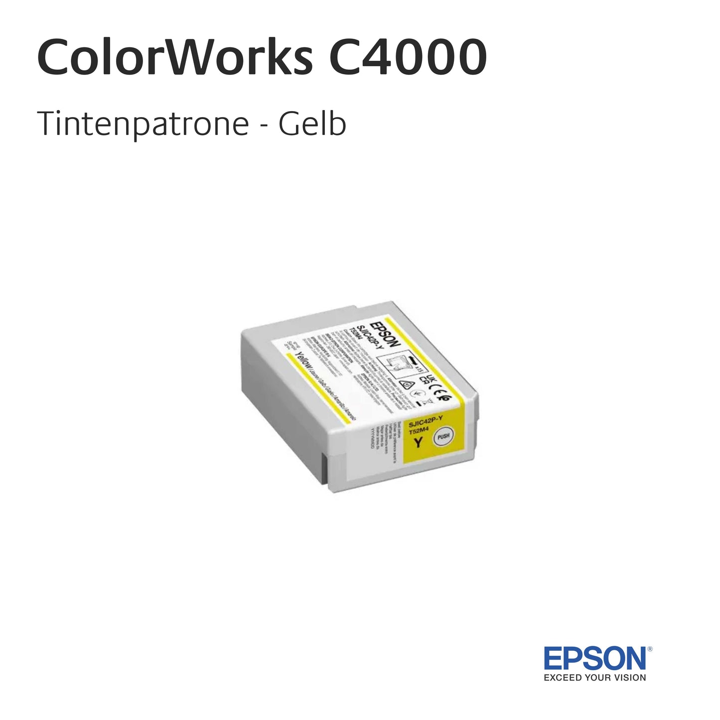 ColorWorks C4000 - Tinte Gelb