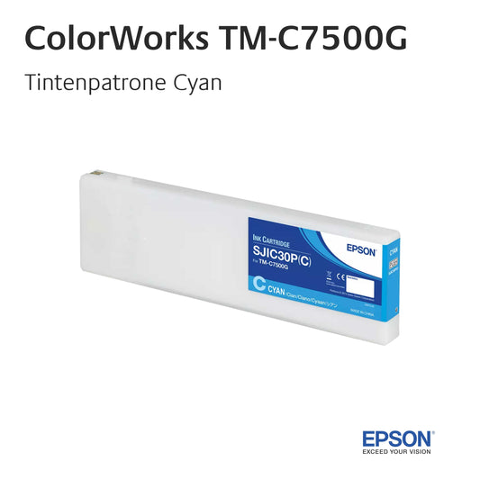 ColorWorks TM-C7500G - Tinte Cyan