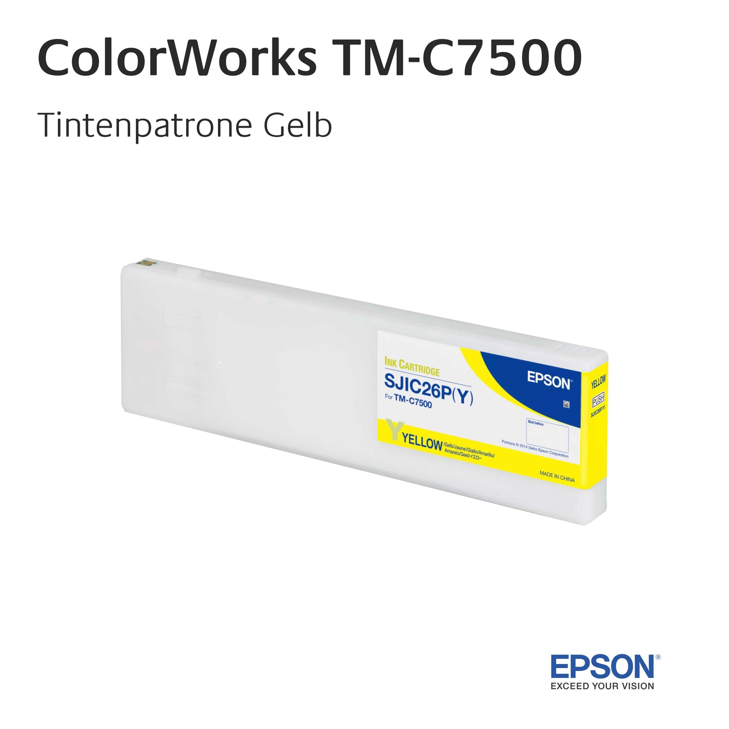 ColorWorks TM-C7500 - Tinte Gelb