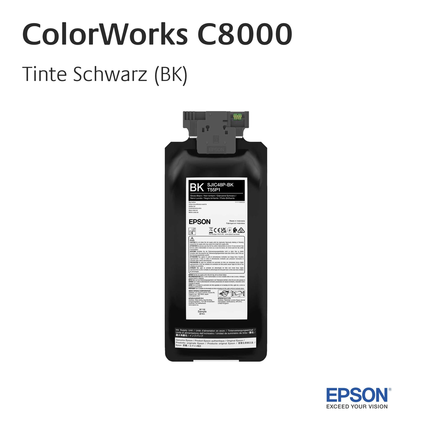 ColorWorks C8000 - Inchiostro nero