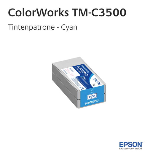 ColorWorks TM-C3500 - Tinte Cyan