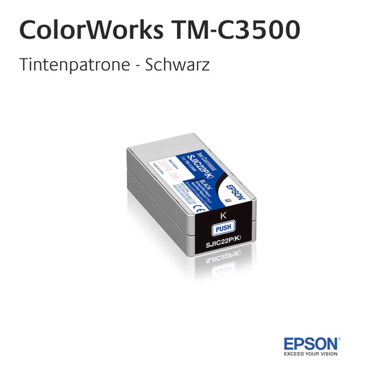 ColorWorks TM-C3500 - Tinte Schwarz