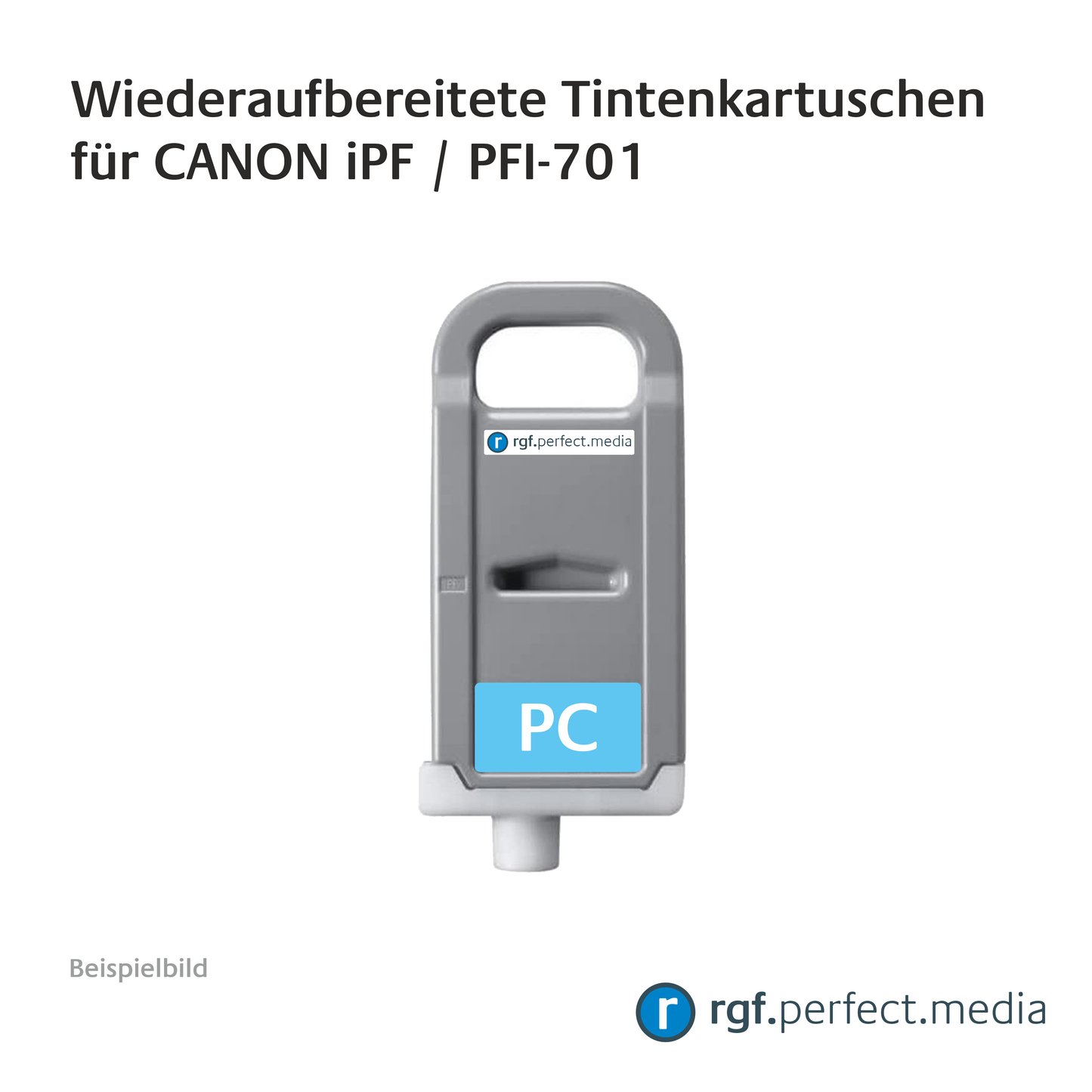 Wiederaufbereitete Tintenkartuschen No.701 Serie kompatibel für Canon iPF - Serie