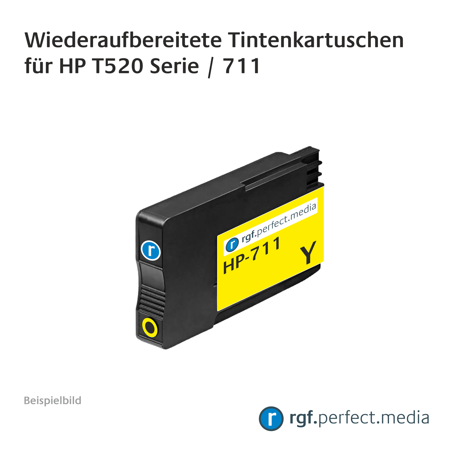 Wiederaufbereitete Tintenkartuschen No.711 Serie kompatibel für Hewlett Packard T520 Serie