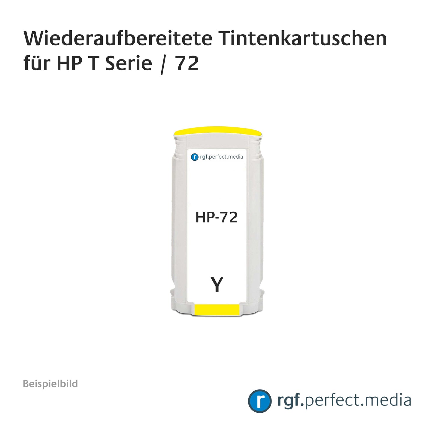 Wiederaufbereitete Tintenkartuschen No.72 Serie kompatibel für Hewlett Packard T-Serie