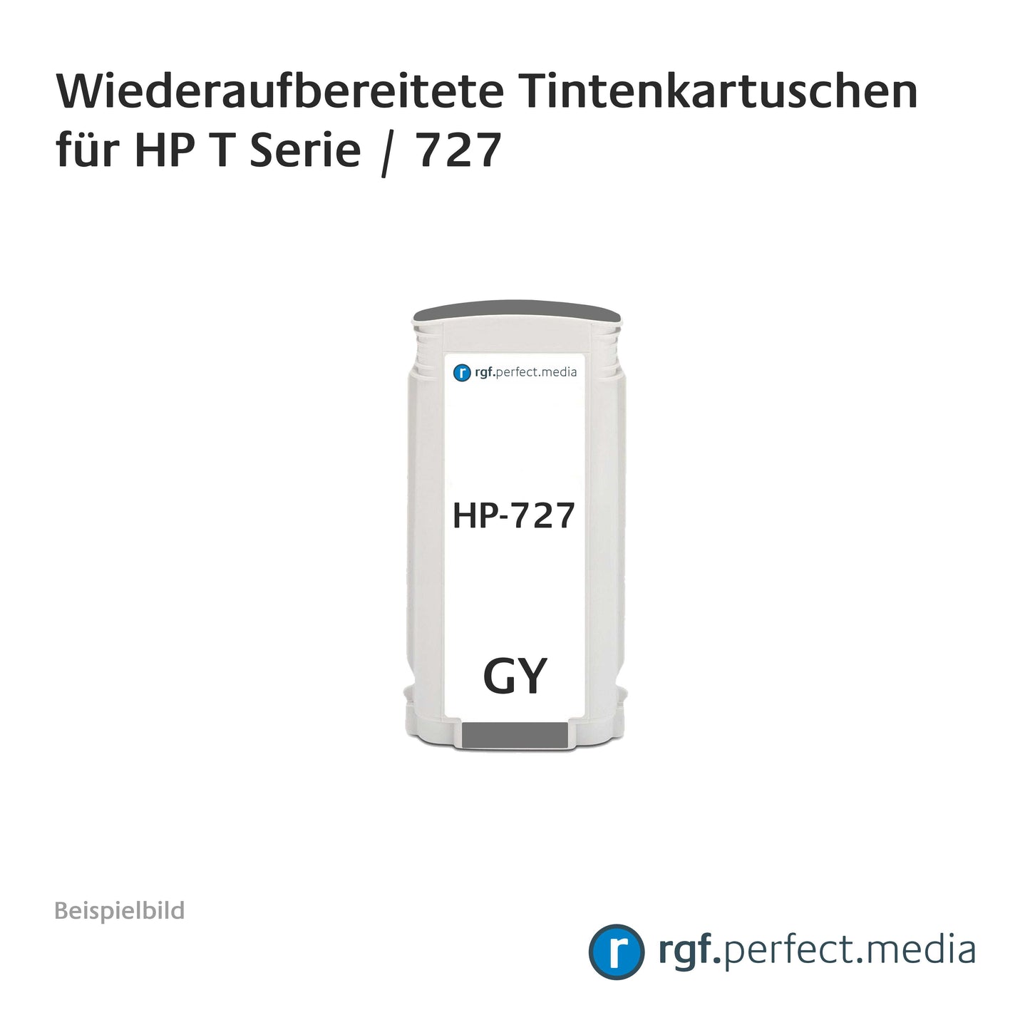 Wiederaufbereitete Tintenkartuschen No.727 Serie kompatibel für Hewlett Packard T-Serie