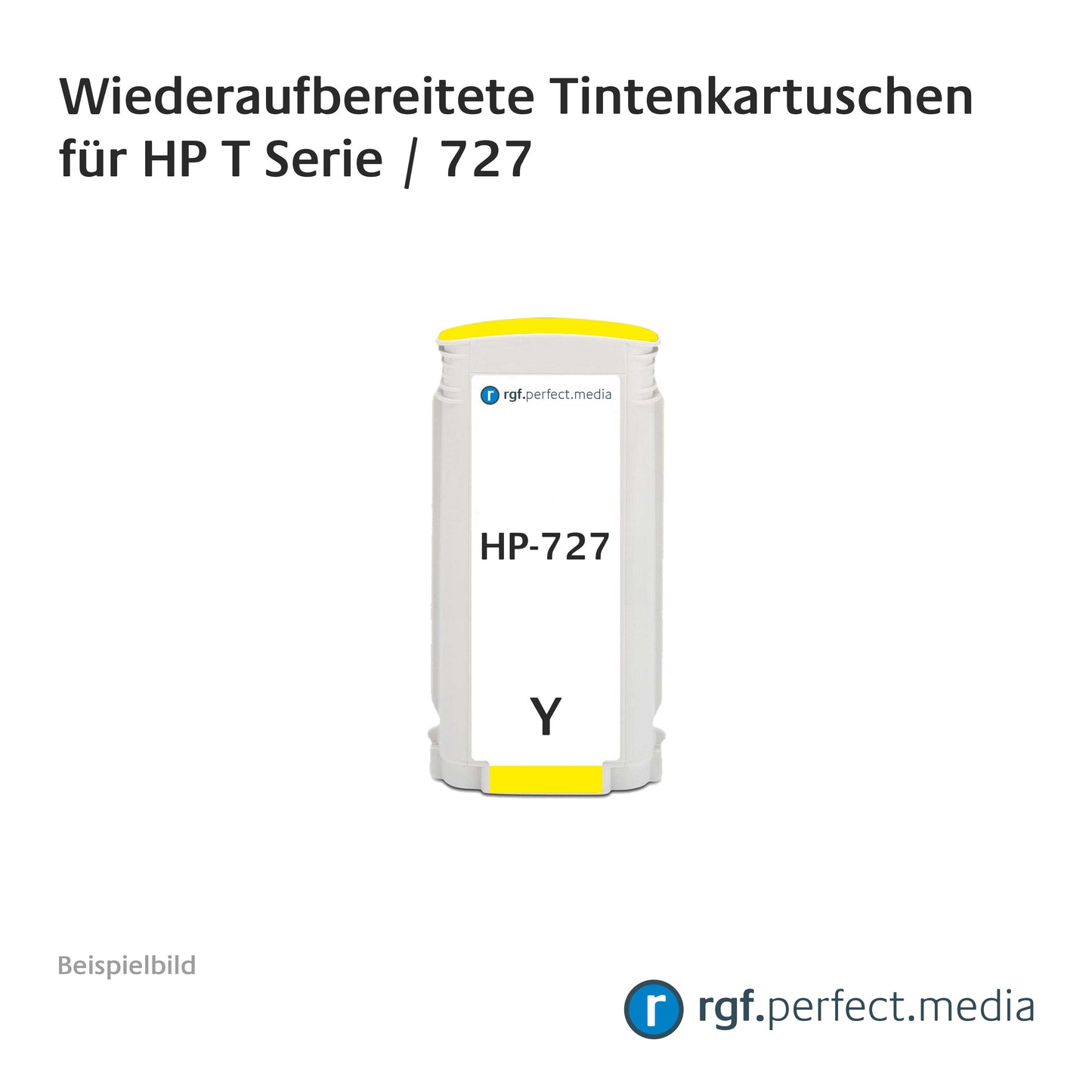 Wiederaufbereitete Tintenkartuschen No.727 Serie kompatibel für Hewlett Packard T-Serie