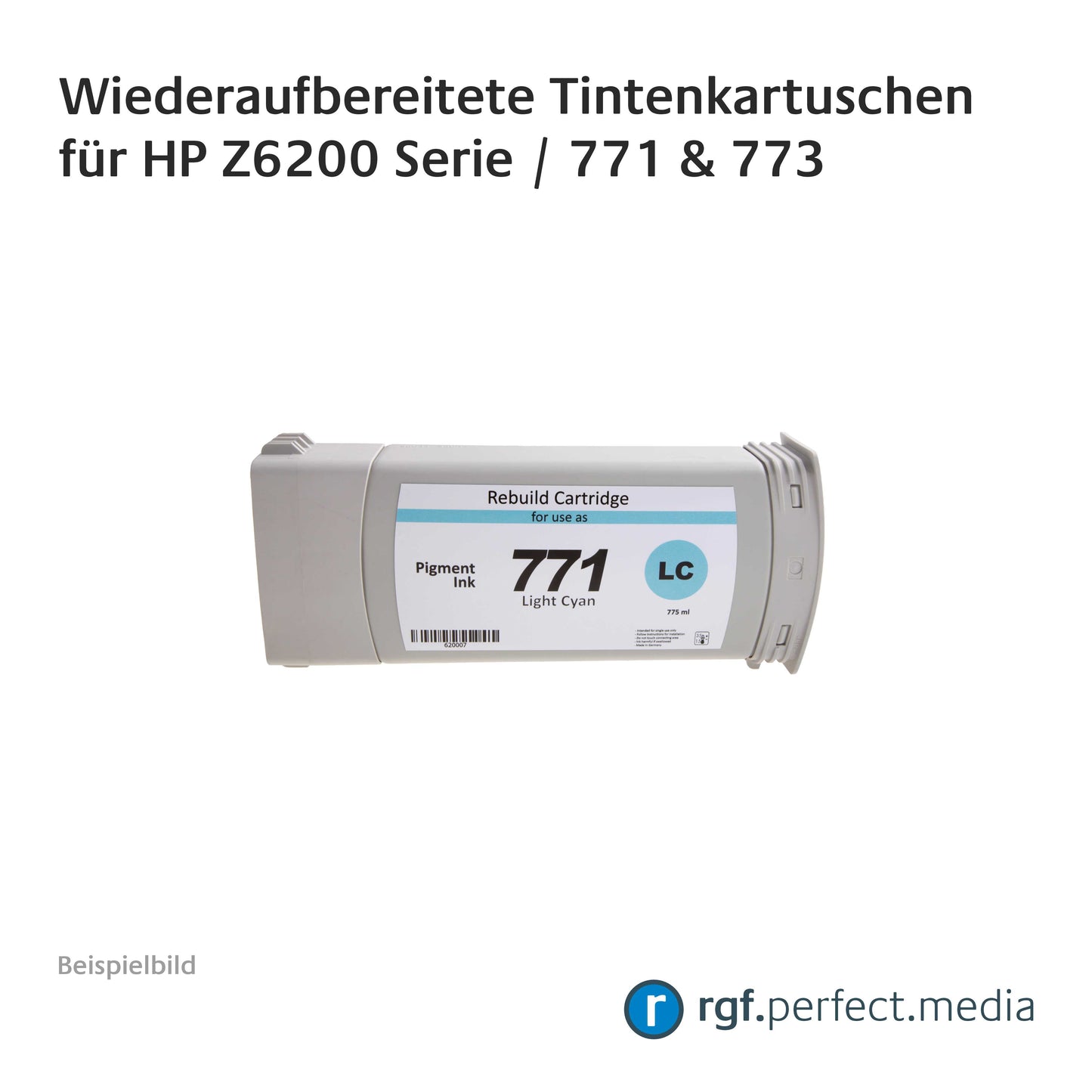 Remanufactured ink cartridges No.771 + No.773 series compatible for Hewlett Packard Z6200 series