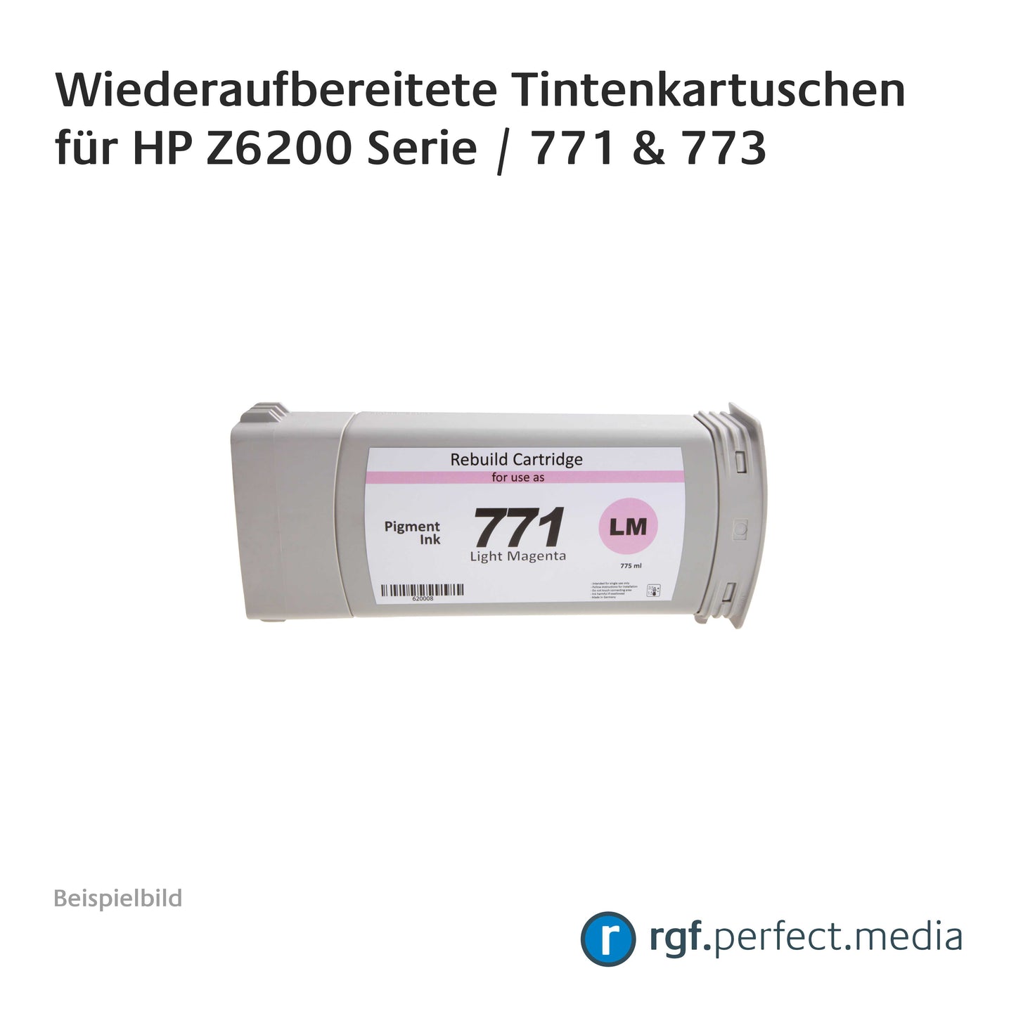 Remanufactured ink cartridges No.771 + No.773 series compatible for Hewlett Packard Z6200 series