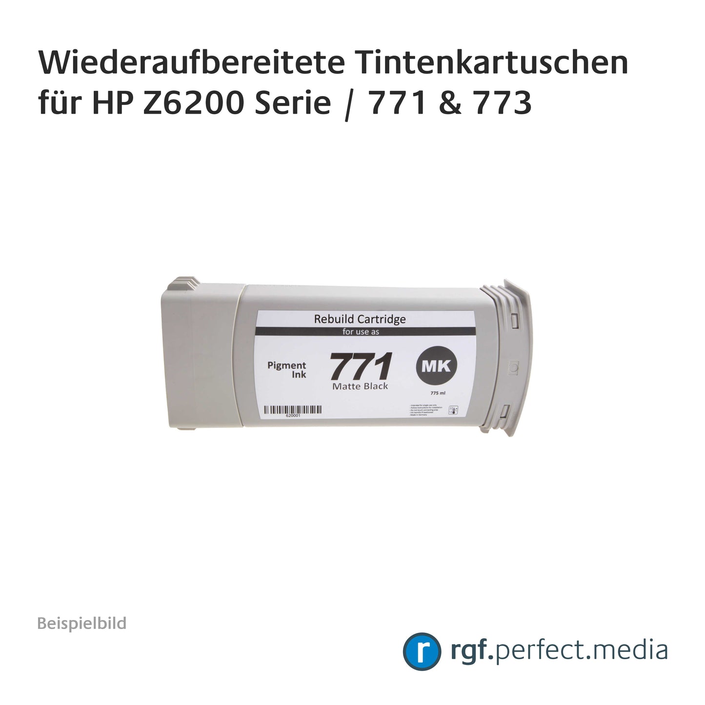 Wiederaufbereitete Tintenkartuschen No.771 + No.773  Serie kompatibel für Hewlett Packard Z6200 Serie