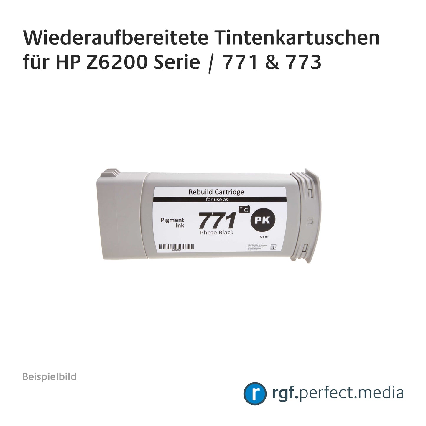 Remanufactured ink cartridges No.771 + No.773 series compatible for Hewlett Packard Z6200 series