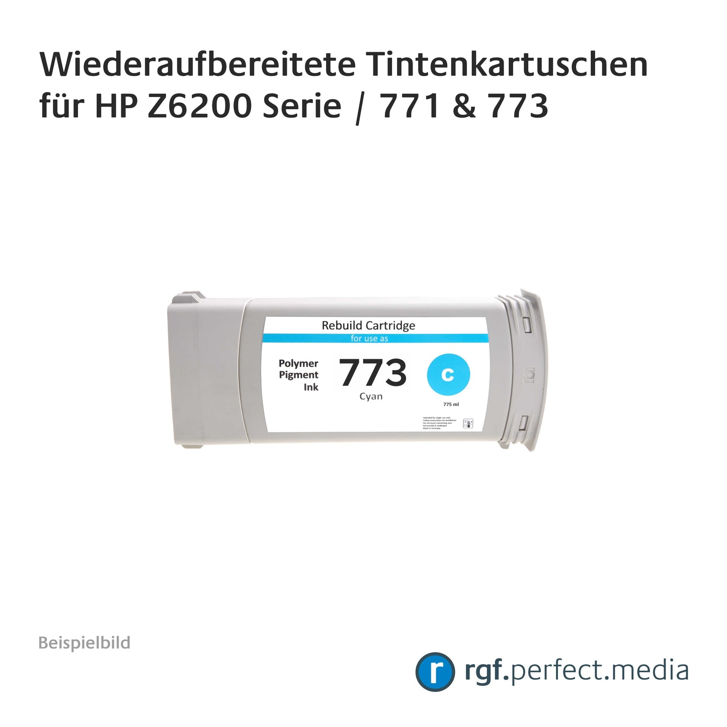 Wiederaufbereitete Tintenkartuschen No.771 + No.773  Serie kompatibel für Hewlett Packard Z6200 Serie